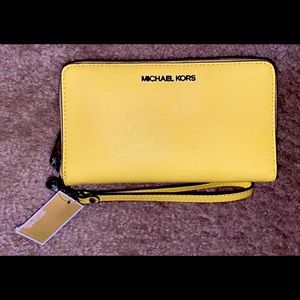 Michael Kors Yellow Wallet